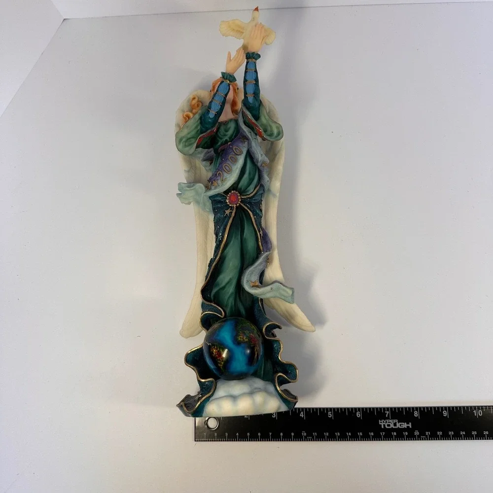 Lenox Millennium Pencil Angel‎ Figurine The World is at Her Feet 1999 - Picture 13 of 16